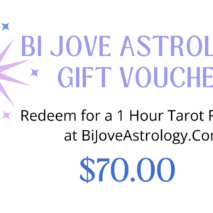 GIFT VOUCHER 1 HOUR TAROT READING